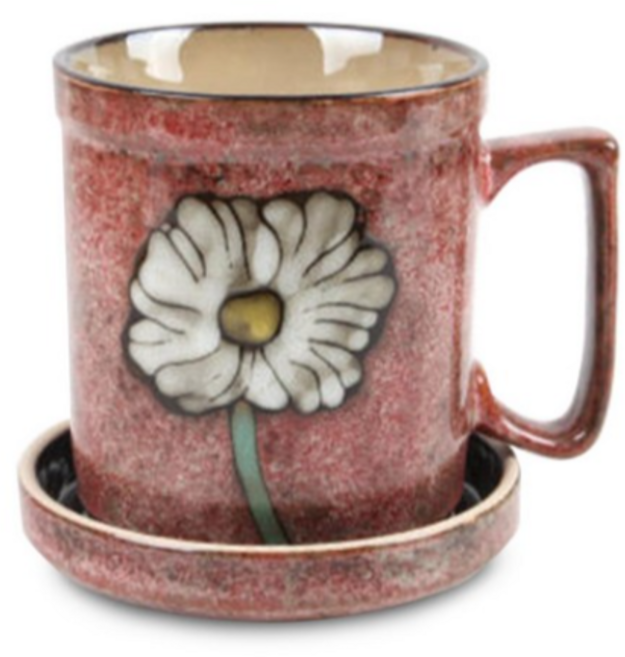 소담 수저통, 브라운 레드 색상, 1개