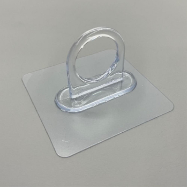 만능 벽부착 원형 봉걸이 후크 10개 커튼봉고정브라켓