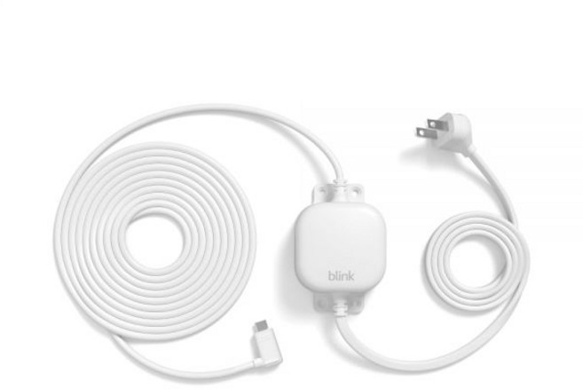 미국 아마존 브랜드 악세사리 블링크 미니 2 및 아웃도어 4용 13피트 전원 어댑터(흰색), White, White, 1개