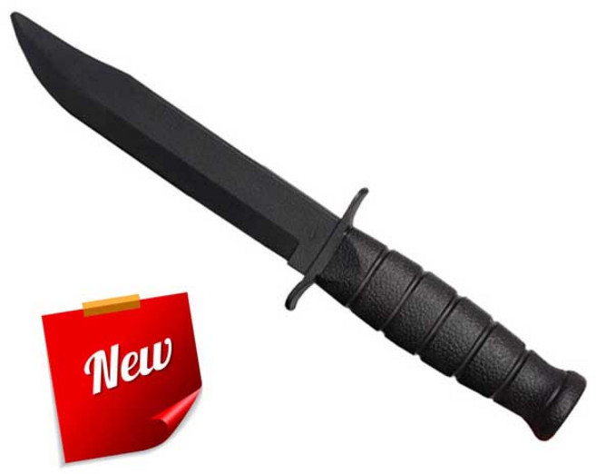 컨텐더 고무대검 수련용 고무칼 CRP-2004, 블랙, 1개