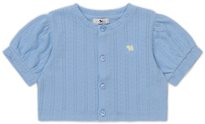[AK평택점] [블루독베이비] 46-314-200-01 BL) 쿨 니트 반팔 가디건