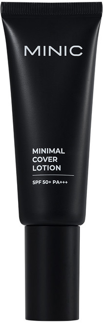 [본사직영/보통피부용] 미닉 미니멀 모공 잡티 주근깨 완벽 커버로션 남자 선크림 파운데이션 비비크림, 1개, 보통피부(23호)