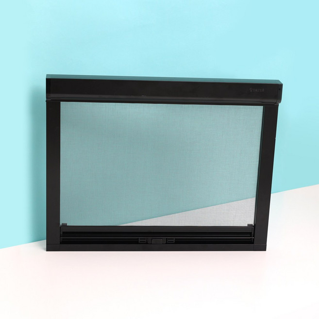 창마루 테크롤방충망 롤방충망 프로젝트방충망 자동롤방충망 상하식방충망 (흑색), 0-300, 401-500