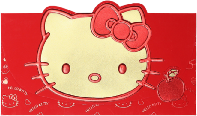 키티 캐릭터 용돈 봉투 돈봉투 조카 어린이날 어버이날 생일, 레드, 3개