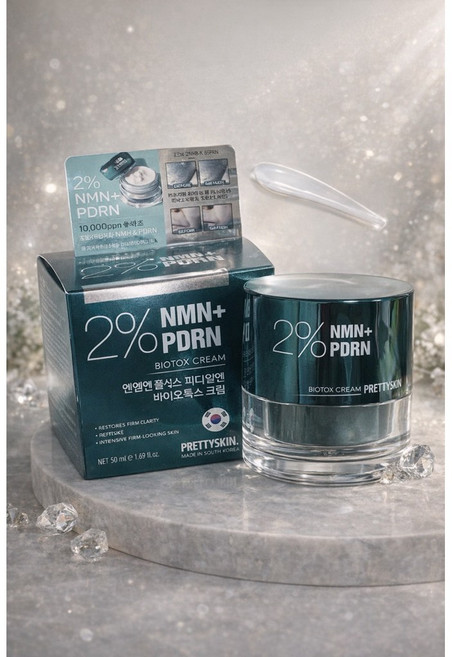PRETTYSKIN 2% NMN PDRN BIOTOX CREAM 韓國面霜, 1個