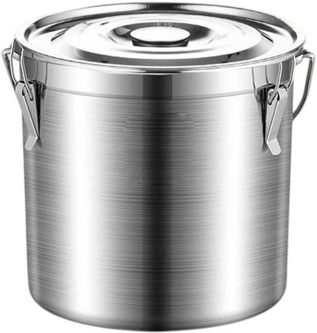 아이위크 냄새 2중 밀폐 차단 스텐 음식물 쓰레기통 대용량 음쓰통 3리터 7리터, 1개