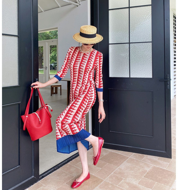 여름 쿨 소재 여성 패션 원피스