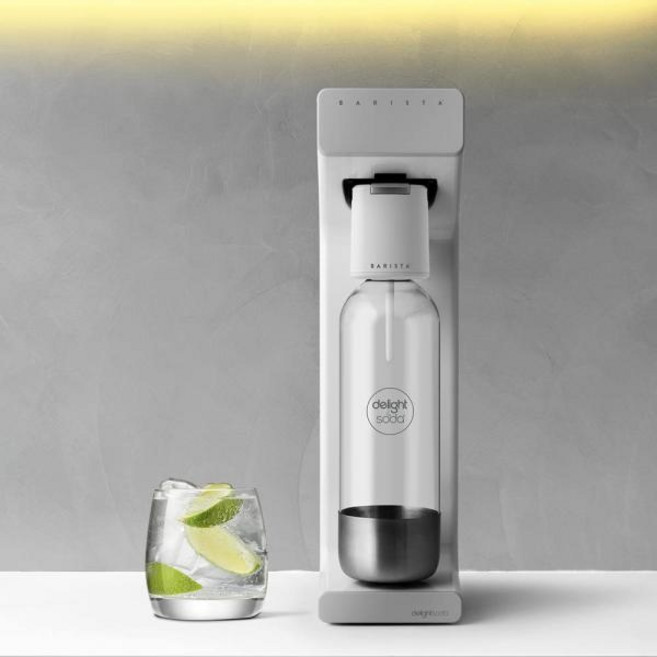 (딜라이트소다) 탄산수 제조기 바리스타(BARISTA) 화이트, 딜라이트소다 탄산수 제조기 바리스타