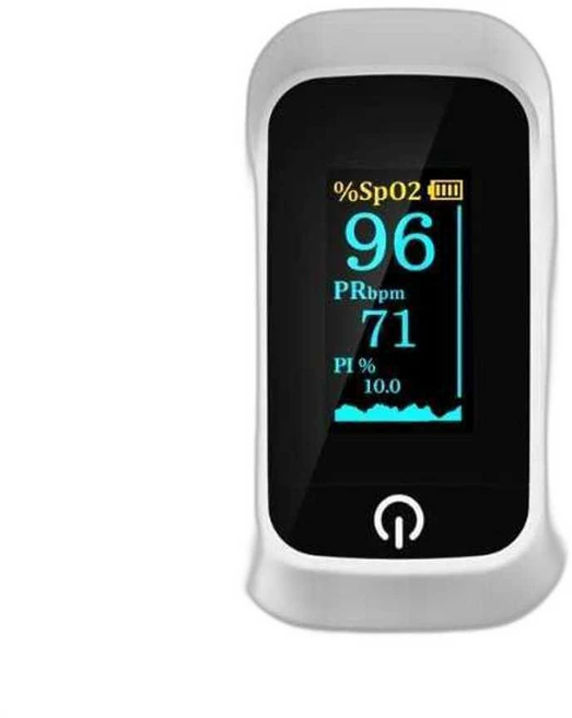 손가락 산소포화도 측정기 맥박 플래그십 옥시미터 대화면 테스터 OLED, 1개, 1개입 - 쿠팡