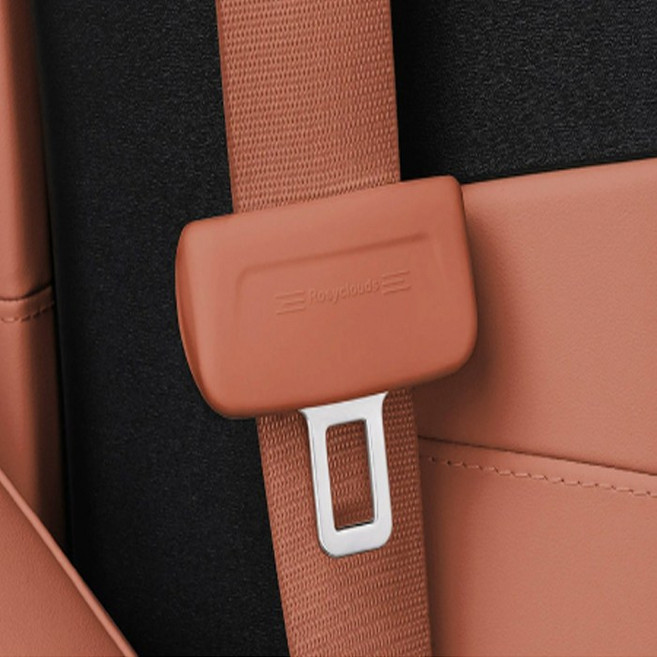 4개 한세트 차량용 안전벨트 클립커버 편안한 착용 압박감 완화, 브릭