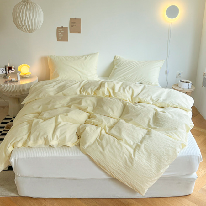 헤디야 에센셜 부드러운 이불커버, 바닐라