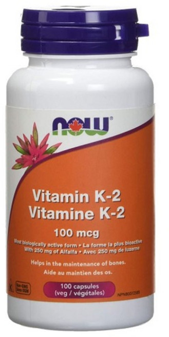 나우푸드 비타민 K-2 100mcg 베지 캡슐, 100정, 1개
