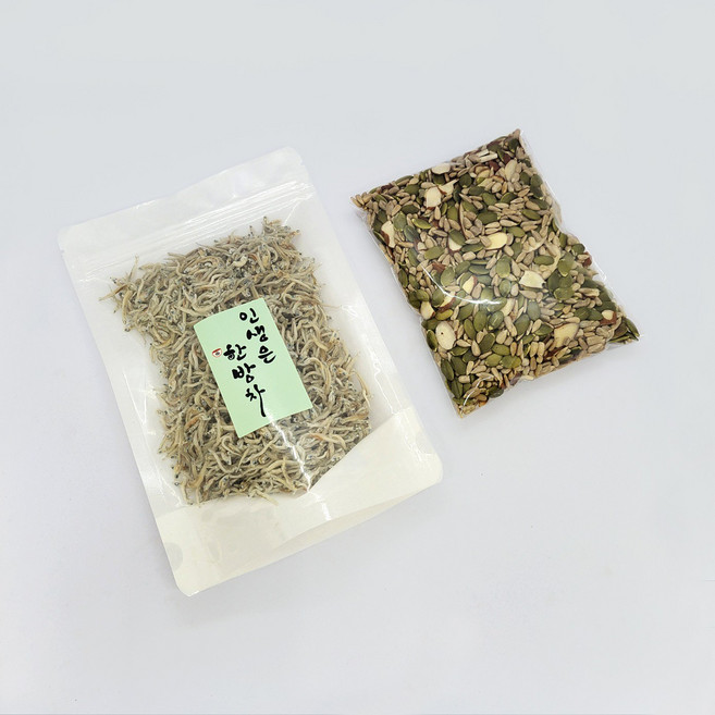 멸치볶음 세트 국산 남해 멸치 300g 견과류 세트, 2개
