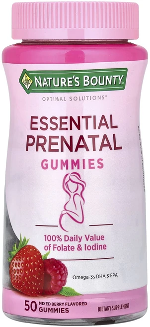 Nature's Bounty 필수 임산부용 구미젤리 혼합 베리 구미젤리 50개, NaturesBounty필수임산부용구미젤리혼합베리구미젤, 1개 - 쿠팡