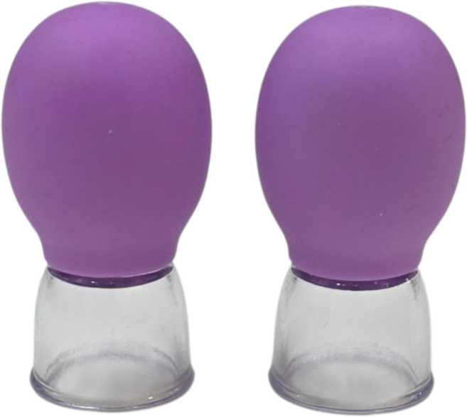 담은결 이중턱 팔자주름 리프팅 얼굴셀프 마사지 진공부황 컵4개 2개선택, 2개, 핑크색