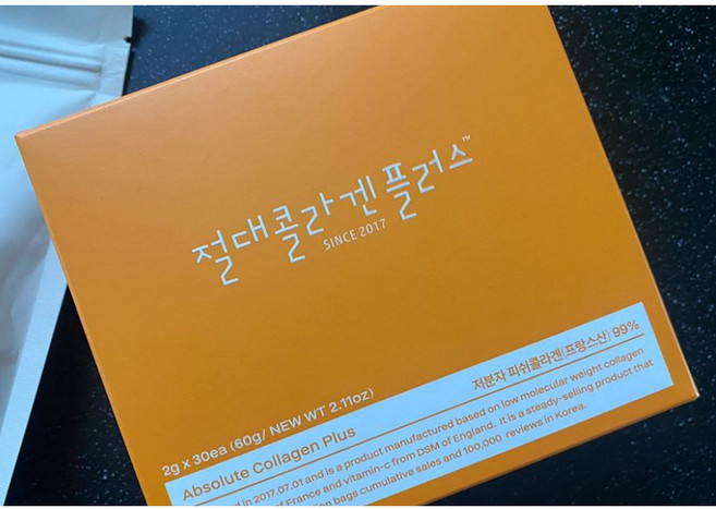 절대콜라겐 오리지널 프랑스 저분자 피쉬 콜라겐 펩타이드 가루, 30개, 2g