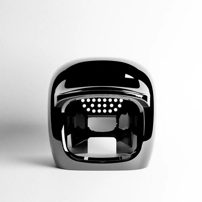 나비 다사이모찌 3세대 2세대 남친선물 대시보드 피규어 반려로봇 헬멧 교체용, 1개, 미드나잇 블랙