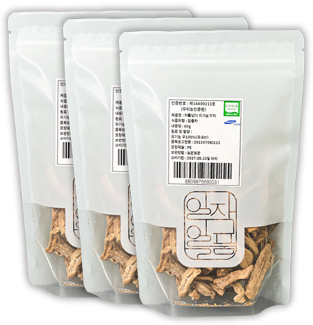 맑은상회 유기농 무차 (다관), 3개, 60g, 1개입