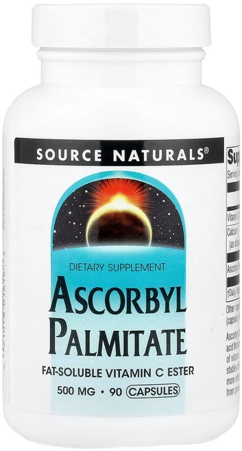 소스내추럴스 아스코빌팔미테이트 비타민C 비타민씨 500mg 90캡슐 VitaminC, 1개, 90정 - 쿠팡