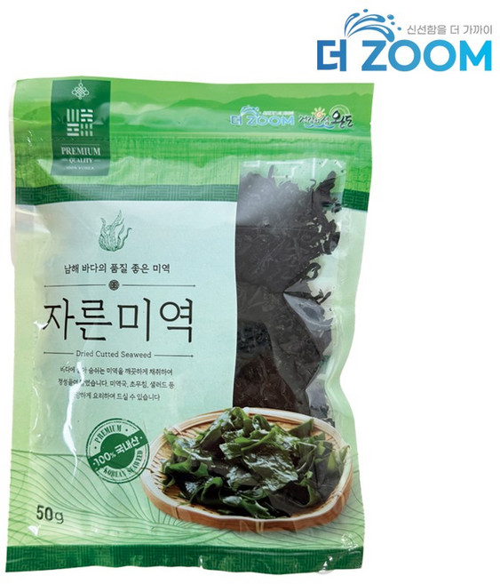 더줌 25년 햇 완도 자른미역, 5개, 50g