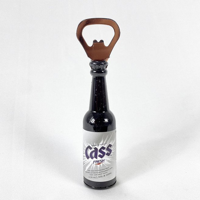 맥주 소주 주류 병 미니어처 병따개 오프너, 1개, 카스