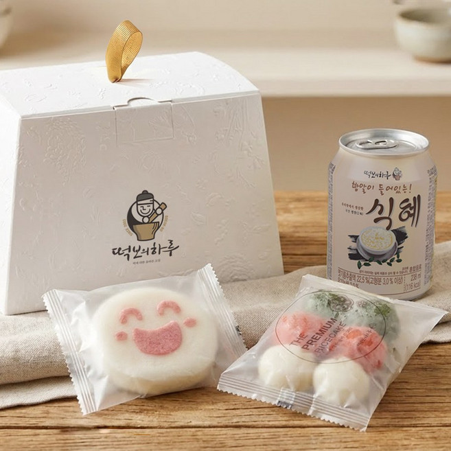 [떡보의하루 본사] 답례떡 달콤 답례세트3호 전국150여개 매장 직접배달, 432g, 20개