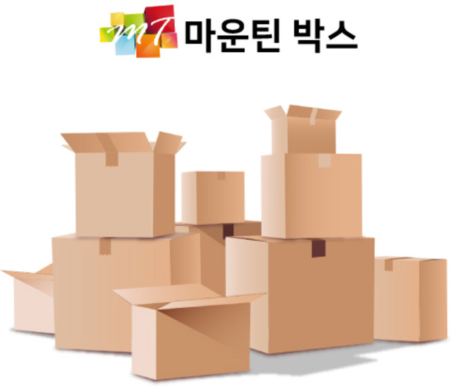 마운틴 택배박스 테이프 안전봉투 랩, 36-2호 280*220*110 A형B골, 120개
