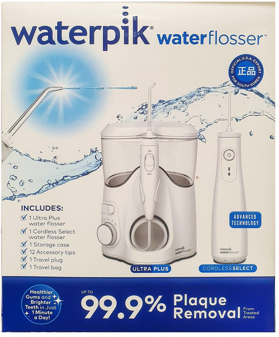 워터픽 뉴콤보팩 울트라 플러스 코드레스 셀렉트 구강세정기 세트, WP-150K, WF-10K