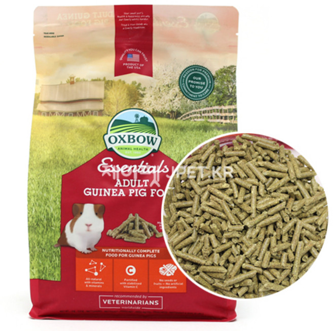 옥스보우 기니피그사료 어덜트 기니피그용 2.25kg spet 사은품이 수두륵 ~~, 1개