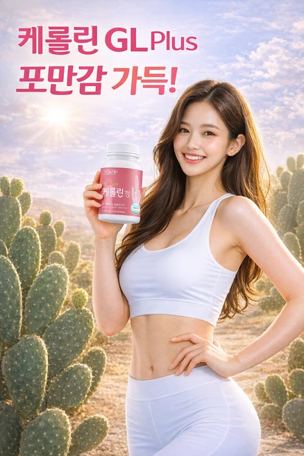 [차바름스토어]GLPlus 포만감가득 식욕억제 체중감량 다이어트 캐롤린1000mg 60알, 1개, 60정 - 쿠팡