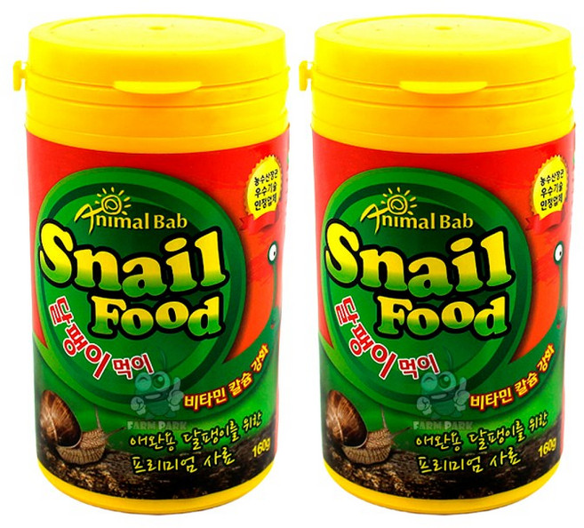 psp 애니몰파크 애니멀밥 달팽이먹이 달팽이사료, 2개