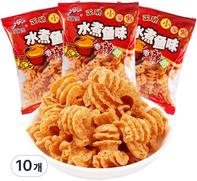 판다중국식품 xiaojunnan 향라추이 스낵 꿔바 술안주 중국간식, 10개, 18g - 쿠팡