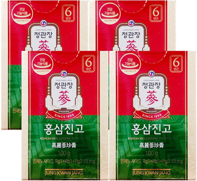 정관장 홍삼진고 100g, 4개