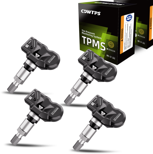 CDWTPS/ TPMS 센서 A0009052102 메르세데스벤츠 AMG GT GLS E G클래스 / 마이바흐 GLS SUV 호환, 검정색, 4개