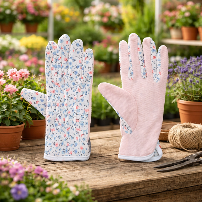 다용도 꽃무늬 장갑(5켤레)/ 다용도 꽃장갑, 색상랜덤