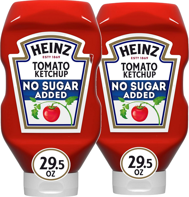 하인즈 노 슈가 토마토 케첩, 836g, 2개