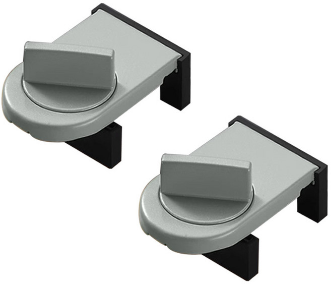 아이끌레 솔리드 창문 잠금장치 그레이, 2개