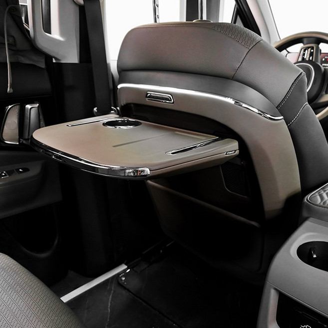 올뉴 카니발 시트백 테이블 무선 충전 2열, 코튼베이지