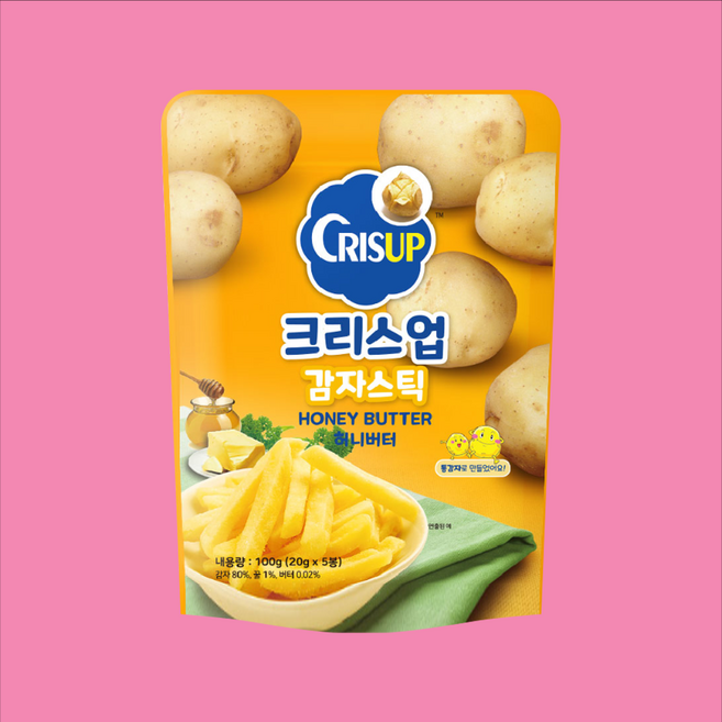 크리스업 감자스틱 허니버터, 100g, 1개