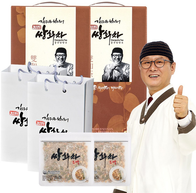 티프렌 김오곤원장의 진한 쌍화차 + 선물용 쇼핑백 2p, 15g, 50개입, 2개