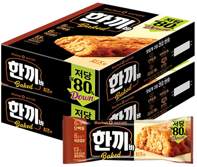 오리온 마켓오 한끼바 치즈맛, 40g, 24개