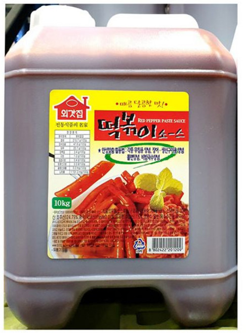FK 떡볶이소스(외갓집 동남 10K) reo+937Pe, 1개, 10kg