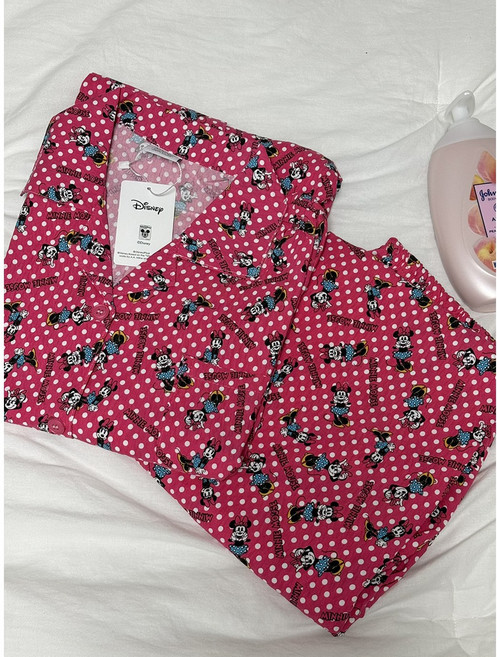 [디즈니정품] 도트 미니 미키 잠옷세트 홈웨어 파자마