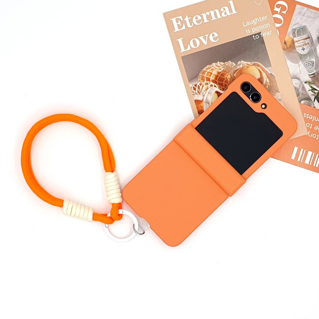 버찌버찌 갤럭시 Z플립 힌지보호 로프스트랩 케이스