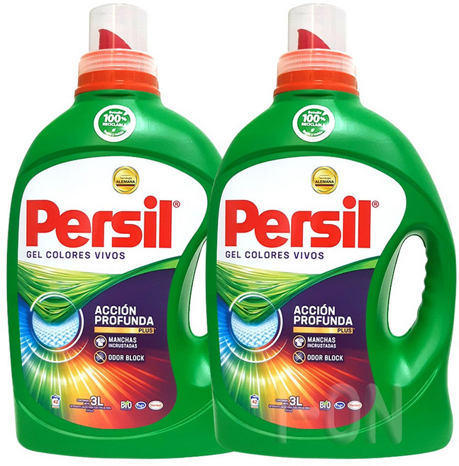 퍼실 젤 컬러 세제 본품, 3L, 2개