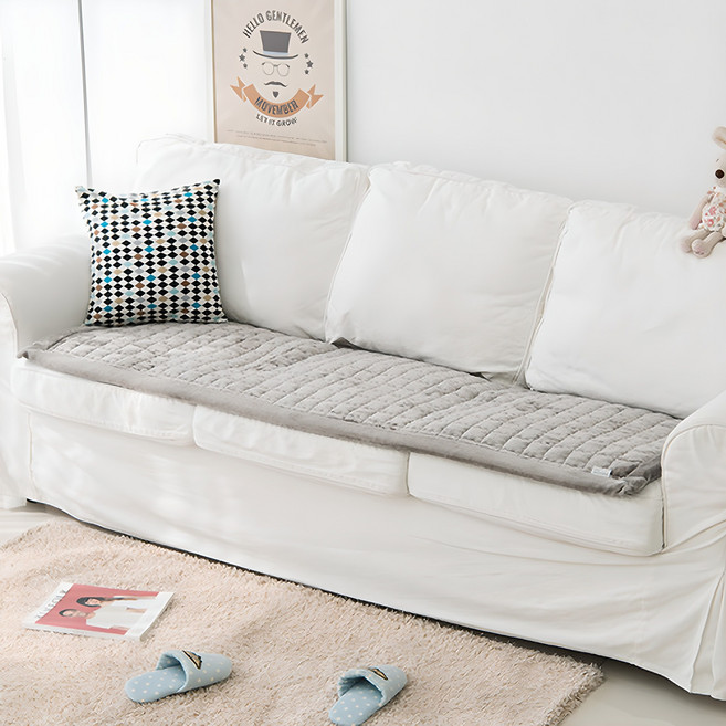 아잠 밍크 소파패드 2인용