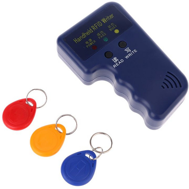 RFID 리더기 복제기 복사기 3pcs 재작성 가능 카드 125KHz 휴대용