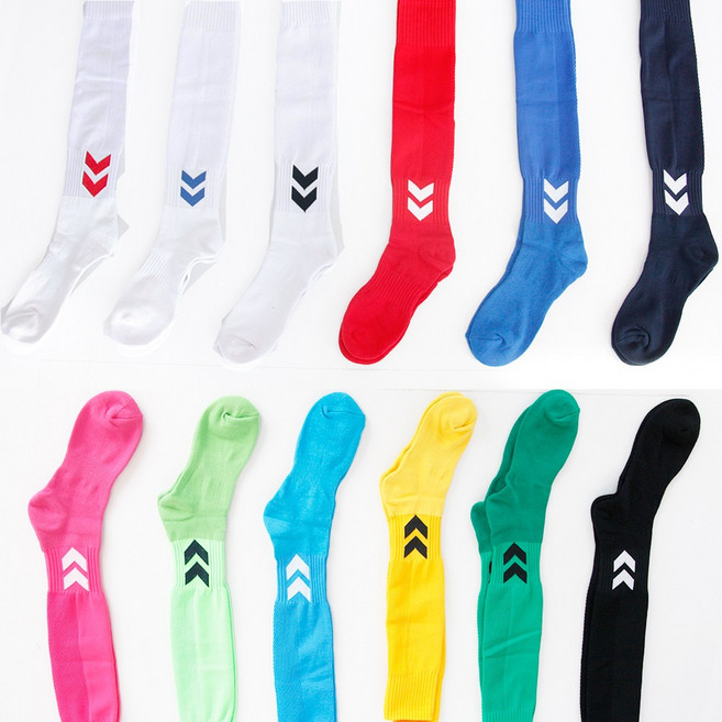 험멜 매장정품 여성 주니어 축구스타킹 220mm~250mm 유소년 여성 축구양말 풋살스타킹, 흰/검, 1개