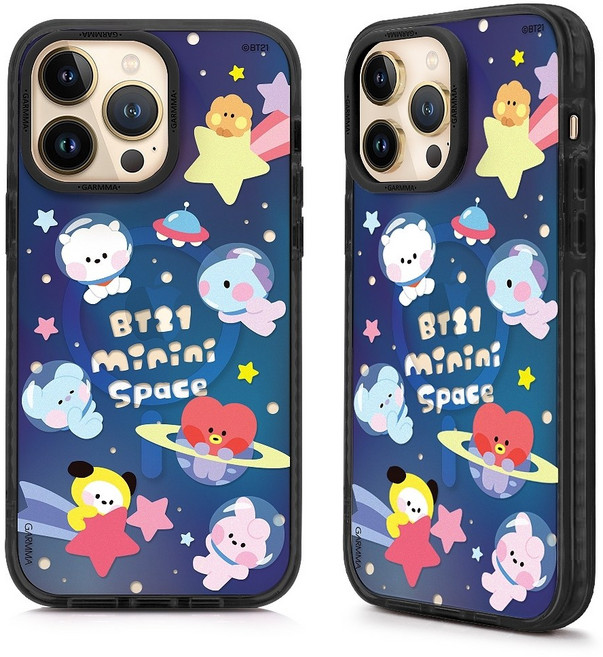 GARMMA 宇宙明星 BT21 iPhone 14 系列 磁吸款保護殼 Minini 太空冒險