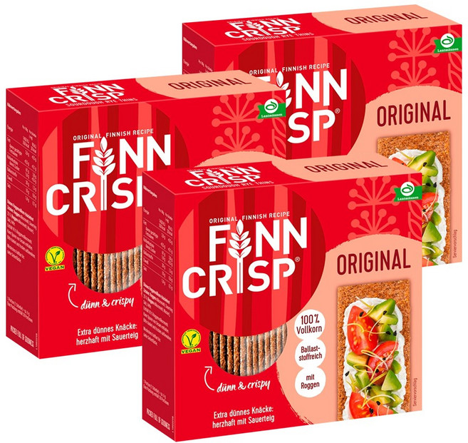 핀크리스프 통호밀 씬브래드 오리지널 200g x 3개 세트